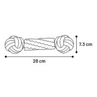 Honden waterspeeltje Knot Bone, blauw - thumbnail