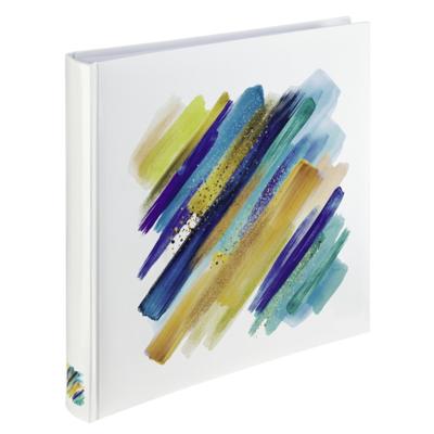 Hama Album XL Brushstroke 30x30 Cm 80 Witte Pagina&apos;s Blauw