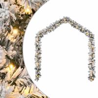 VidaXL Kerstslinger met led-lampjes groen 5 m pvc - thumbnail