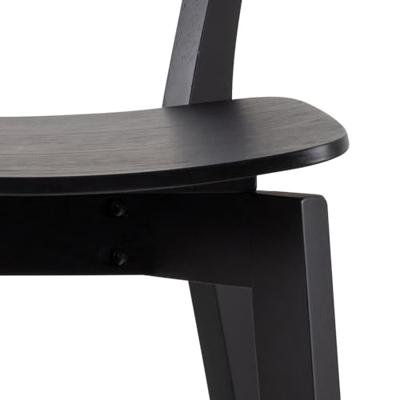 Bendt Barkruk 'Torkil' (zithoogte 77cm) Eiken, kleur Zwart