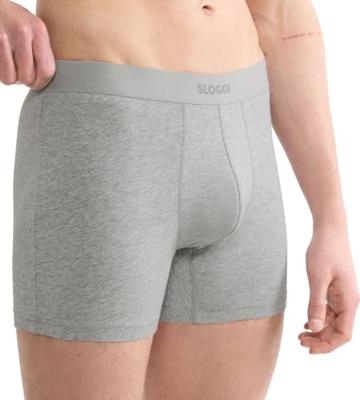 Sloggi men Ever Ease 2-pack short grijs