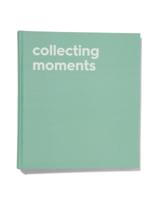 HEMA Fotoboek 32.5x29 linnen groen - thumbnail