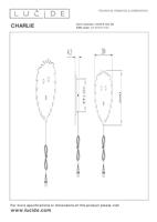 Lucide CHARLIE - Wandlamp Kinderkamer - LED Dimb. - 1x7W 2700K - Beige - thumbnail