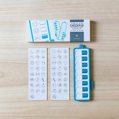 Gezinnig Checkpad blauw