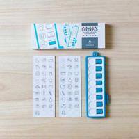 Gezinnig Checkpad blauw - thumbnail