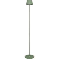 LED Vloerlamp - Trion Uraz - 1.5W - Warm Wit 3000K - Spatwaterdicht IP44 - USB Oplaadbaar - Rond - Pistachegroen - Metaal - thumbnail