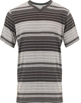 Heren pyjamashirt gestreept grijs Heren pyjamashirt gestreept grijs