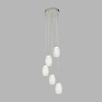 Searchlight 5-lichts vide hanglampCyclone grijs - 97291-5CL - thumbnail
