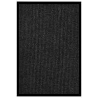 VidaXL Deurmat 80x120 cm gestreept antraciet - thumbnail