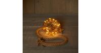 Lichtbol aan Touw 10 LED Ø15cm Goud - thumbnail