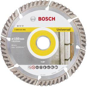 Bosch Accessories 2608615062 Standard for Universal Speed Diamanten doorslijpschijf Diameter 150 mm Boordiameter 22.23 mm 10 stuk(s) Bosch Accessories 2608615062 Standard for Universal Speed Diamanten doorslijpschijf Diameter 150 mm Boordiameter 22.23 mm 10 stuk(s)