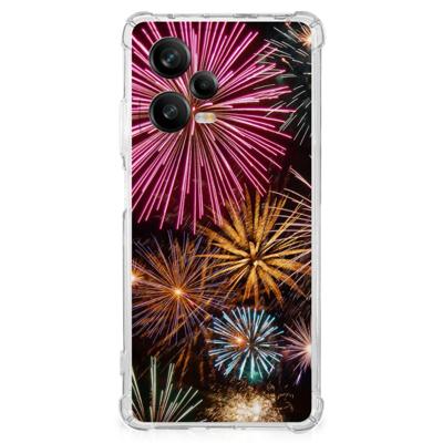 Xiaomi Redmi Note 12 Pro Plus Anti Shock Bumper Case Vuurwerk Xiaomi Redmi Note 12 Pro Plus Anti Shock Bumper Case Vuurwerk
