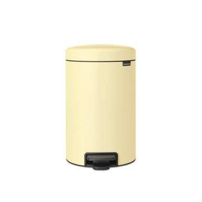 Brabantia pedaalemmer NewIcon 12 liter mellow yellow