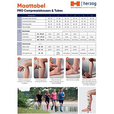 Herzog Pro Compressie Tubes Maat III