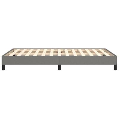 Bedframe zonder matras 120x190 cm stof donkergrijs