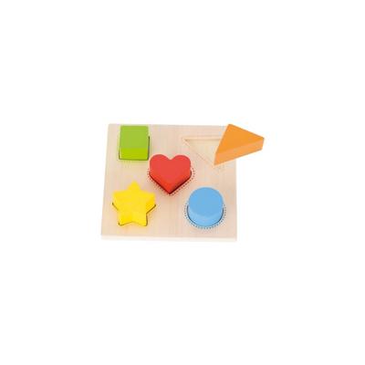 Goki vormensorteerder hout 14,5 x 14,5 cm