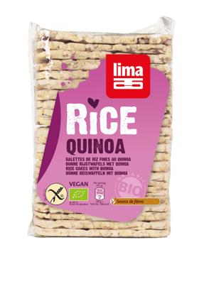Lima Rijstwafels recht dun quinoa bio 130 Gram Lima Rijstwafels recht dun quinoa bio 130 Gram