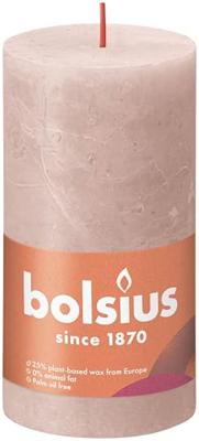 Bolsius Rustiek Stompkaars Misty Pink 130/68