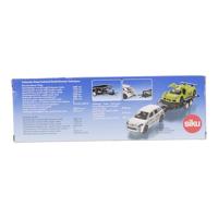 Siku Auto met aanhanger en sportauto (1:55) - thumbnail