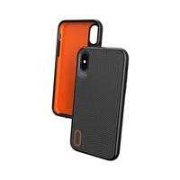 Gear4 Battersea harde schaal met verbeterde schokbescherming, D3O-beschermd, achterkantbescherming van glas, slank, robuust design voor iPhone X - zwart - thumbnail