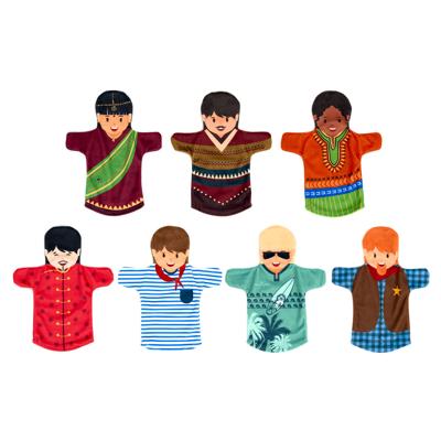 Achoka Handpoppen culturen, 7st.