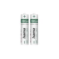 Hama nimh-accu's aaa micro 700 mah 1,2v 2 stuks - thumbnail