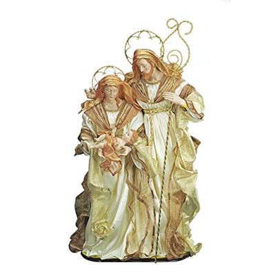 Kerstversiering DKD Home Decor Wit Gouden Plastic 48 x 28 x 90 cm