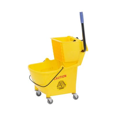 Poetswagen met pers - 24 l Poetswagen met pers - 24 l