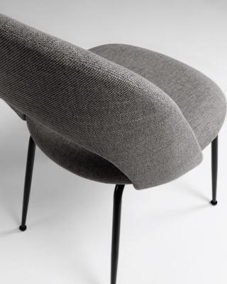 Kave Home Mahalia eetkamerstoel Donkergrijs Kave Home Mahalia eetkamerstoel Donkergrijs