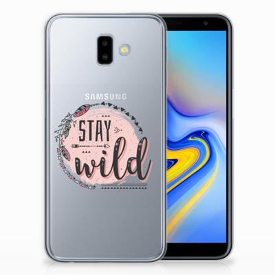 Samsung Galaxy J6 Plus (2018) Telefoonhoesje met Naam Boho Stay Wild Samsung Galaxy J6 Plus (2018) Telefoonhoesje met Naam Boho Stay Wild