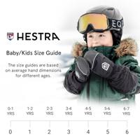 Hestra Kids' Nordic Want Kinderen Mustard / Offwhite 2 - thumbnail