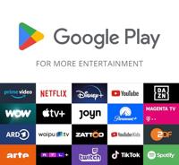 DYON iGoo-TV 55U 139 cm (55 inch) Google TV (4K UHD, HD Triple Tuner, Prime Video, Netflix, Google Play Store voor DAZN, Disney+, Apple TV+, Paramount+, waipu.tv enz., Google Assistant) [Mod. 2023] - thumbnail