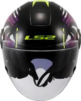 LS2 jethelm "of620 classy palm helmet of620 classy palm m black - thumbnail