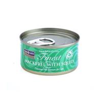 FISH4CATS Mackerel with squid - nat kattenvoer - 70g - thumbnail