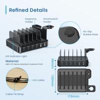Ewent EW1335 oplader voor mobiele apparatuur Universeel Zwart AC Snel opladen Binnen - thumbnail