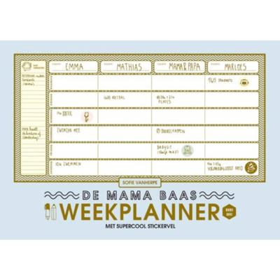 Sofie  Vanherpe Mama Baas   De mama baas weekplanner