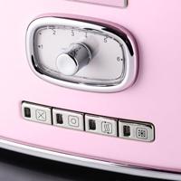 Retro Serie - 2 Slice Toaster -815W - Pink - thumbnail