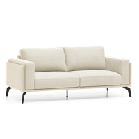 2,5-Zitsbank Panama Beige Stof - thumbnail