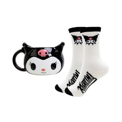 Sanrio 3D Mug & Socks Set Kuromi