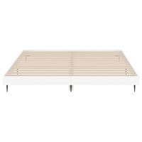 Bedframe LED massief hout wit 120x200 cm - thumbnail