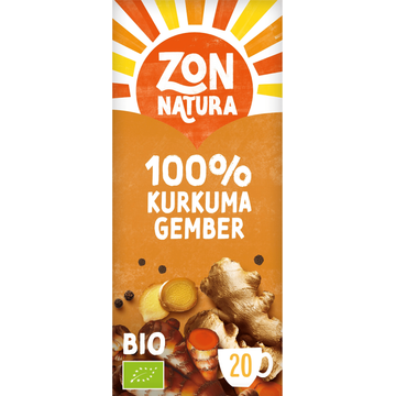 Zonnatura Biologische Thee 100% Kurkuma Gember bij Jumbo