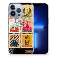 Apple iPhone 13 Pro | Silliconen Back Cover | Postzegels - thumbnail
