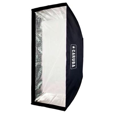 Caruba Quick Assembly Matte Zilver Strip Softbox 60x90cm Bowens