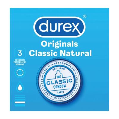 Durex Classic Natural Condooms 3 stuks
