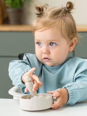 Maaltijdkoffer met zuignap zandbeige