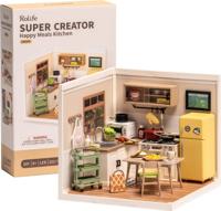 Robotime Happy Meals Kitchen DIY Modelbouw Knutselen - thumbnail