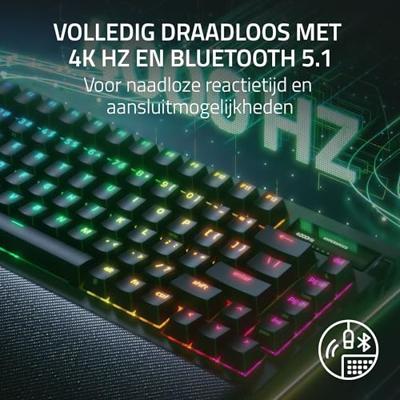Razer BlackWidow V4 Pro TKL Draadloos Zwart Razer Orange