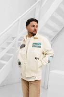 Black Bananas Desert Race Varsity Jack Heren Beige - Maat XS - Kleur: Beige | Soccerfanshop - thumbnail