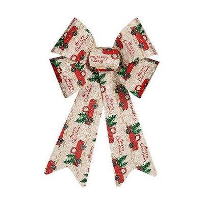 Lasso Kerstversiering 15 x 25 cm Auto's Rood Beige PVC