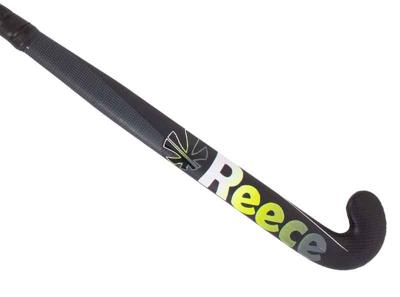 Reece 889267 Blizzard 150 Hockey Stick - Black-Neon Yellow - 36.5